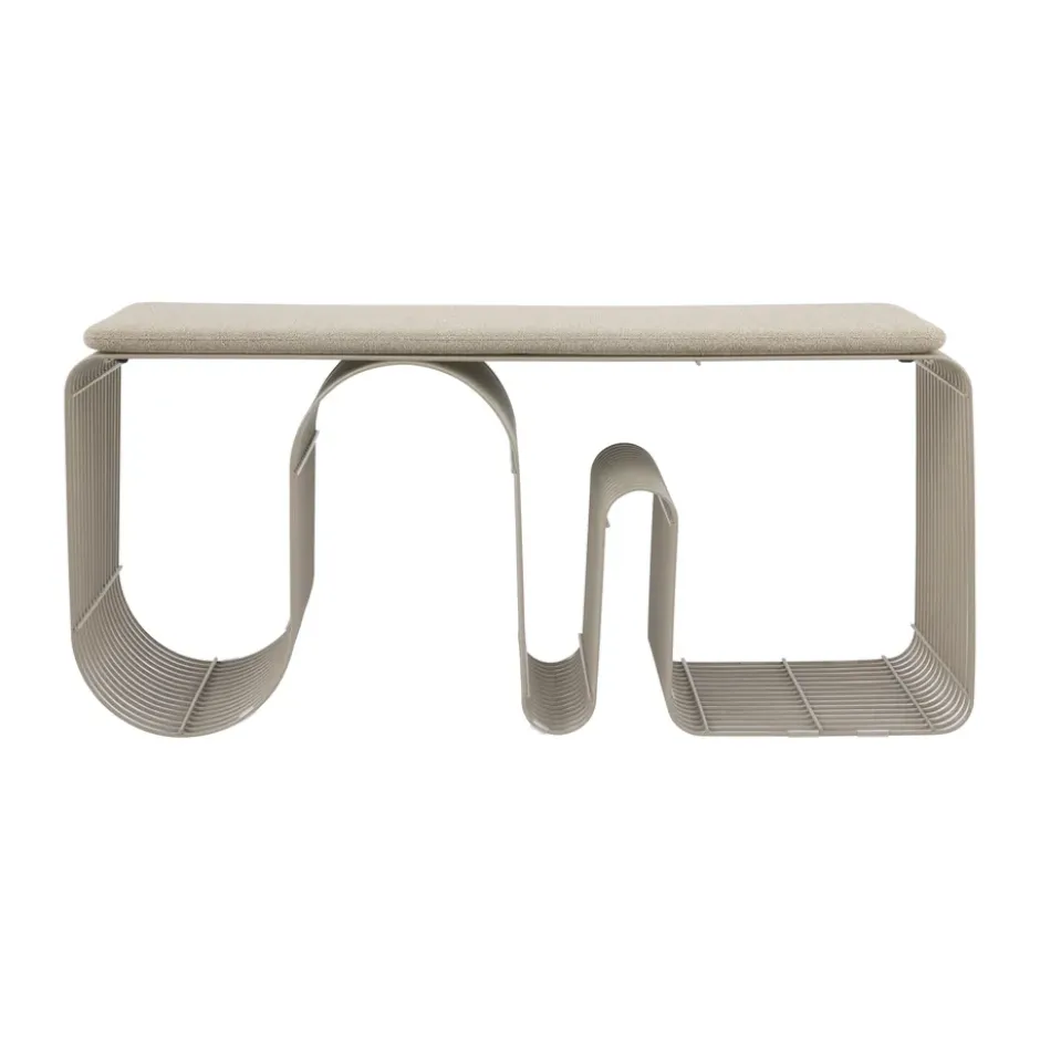 Curva sittdyna för bänk 32x95,5 cm, Taupe