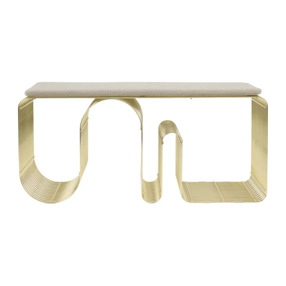 Curva sittdyna för bänk 32x95,5 cm, Taupe