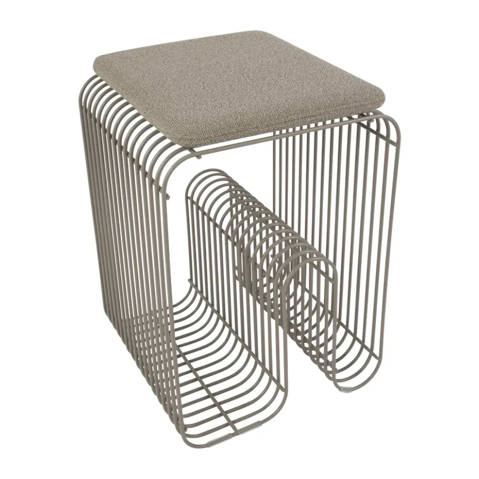 Curva sittdyna för Curva pall 27x32,5 cm, Taupe