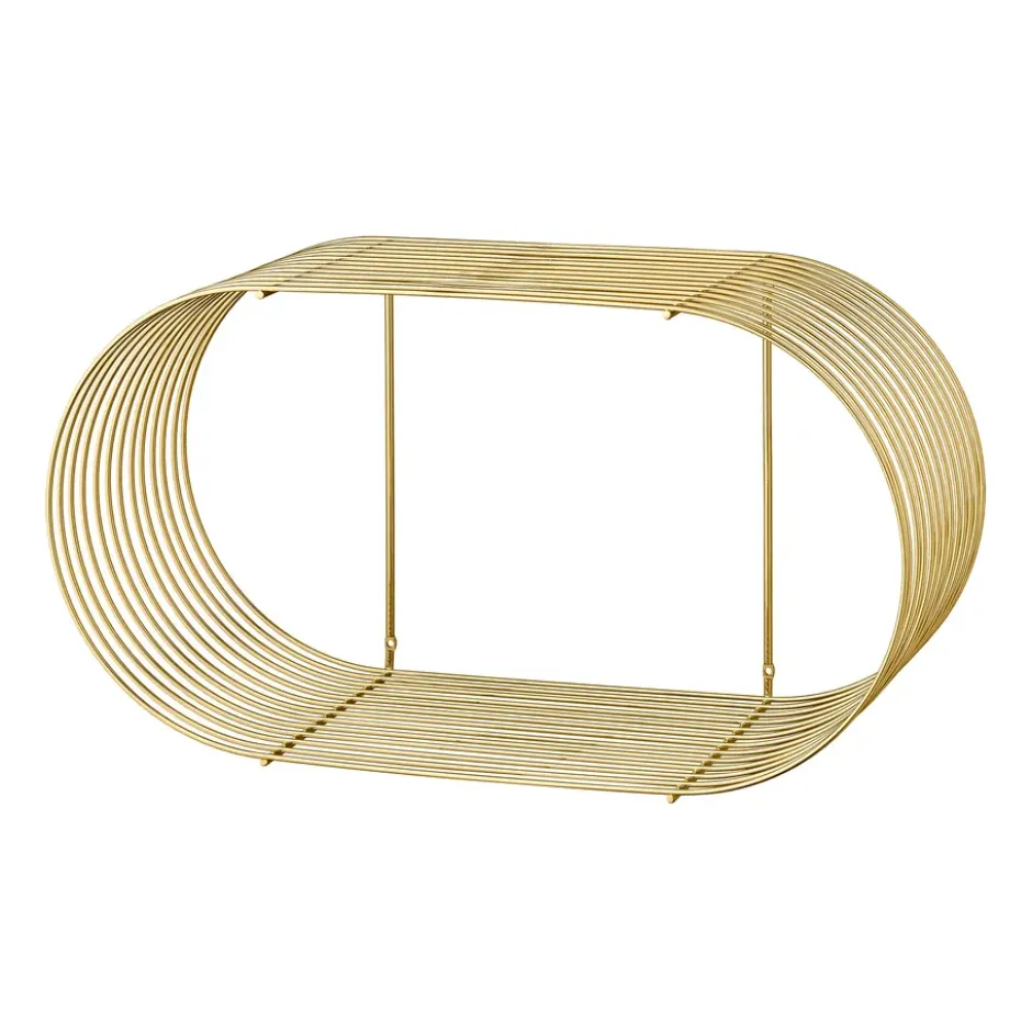 Curva vägghylla, Guld
