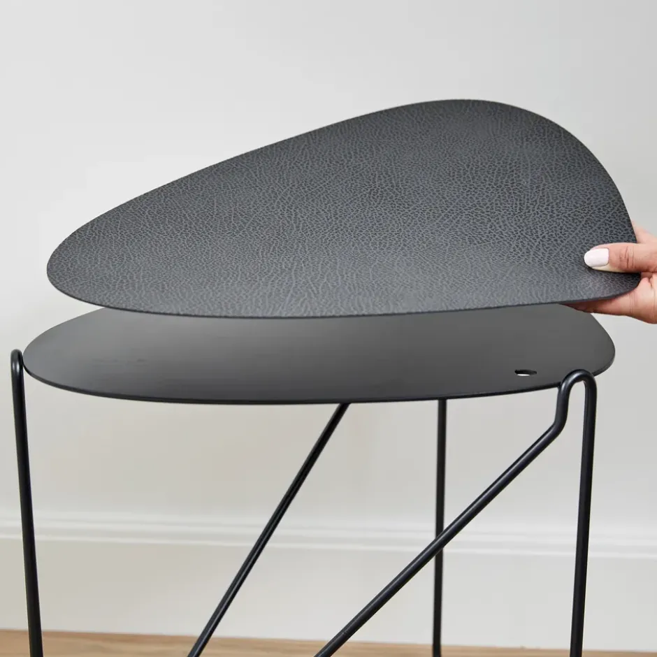Curve Chameleon Hippo sidobord, Black-anthracite