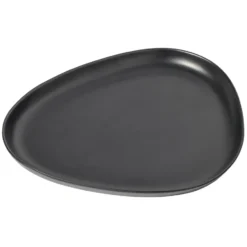 Curve Stoneware serveringsfat 30x35 cm, Black