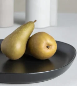Curve Stoneware serveringsfat 30x35 cm, Black
