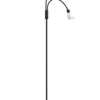 Cut golvlampa 132 cm, Svart