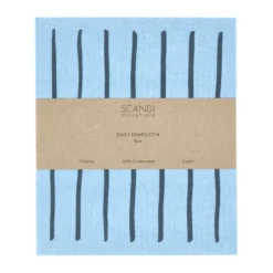 Daily disktrasa med mönster, Blå, 3-pack