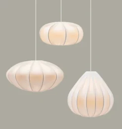 Dalia lampskärm 40 cm, Vit