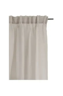 Dalsland gardin med veckband 145x250 cm, Mother of pearl