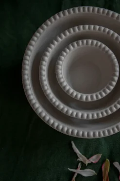 Daria skål Ø23 cm stengods, Cotton white