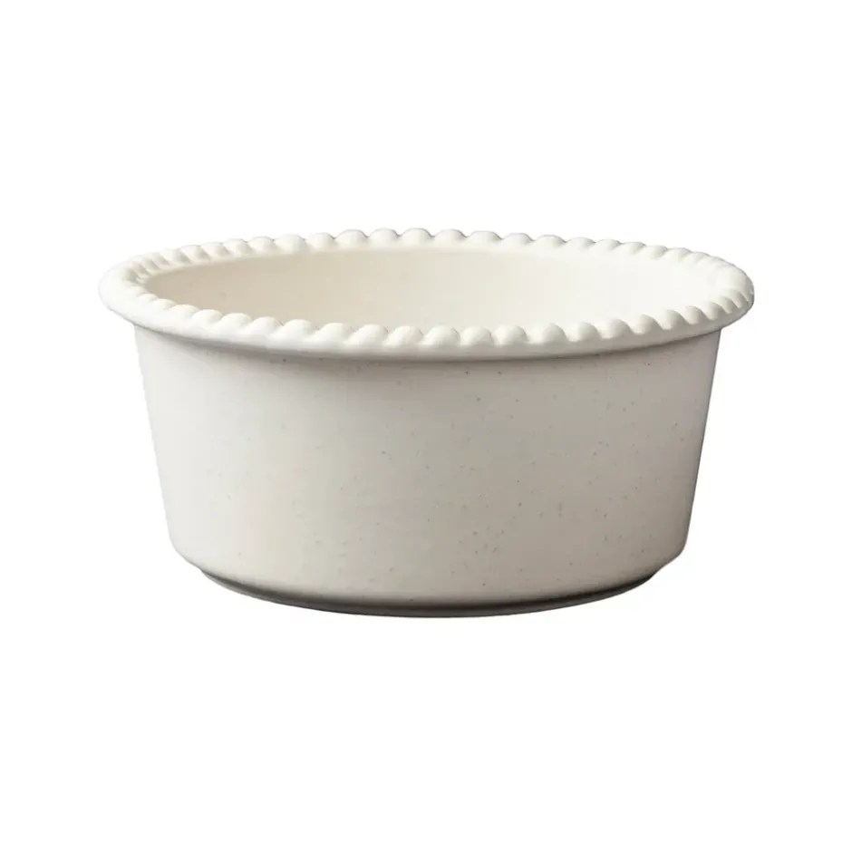 Daria skål Ø18 cm stengods, Cotton white