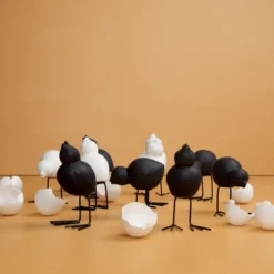 DBKD Swedish Birds påskdekoration 2-pack, White