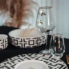 DECO skål 1,5 liter, Vit-svart