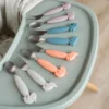 Deer Friends Easy-grip bestickset 2 delar, Powder
