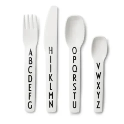 Design Letters barnbestick melamin, vit