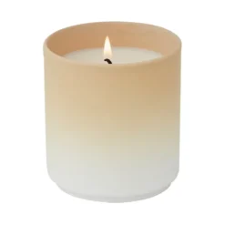 Design Letters dip dye doftljus Ø8 cm, Beige