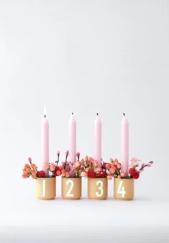 Design Letters espressokopp 4-pack, Beige