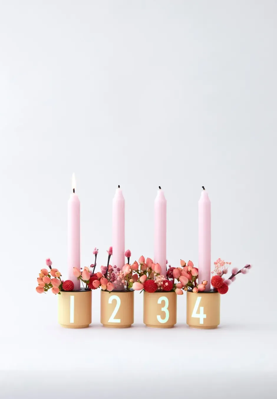 Design Letters espressokopp 4-pack, Beige