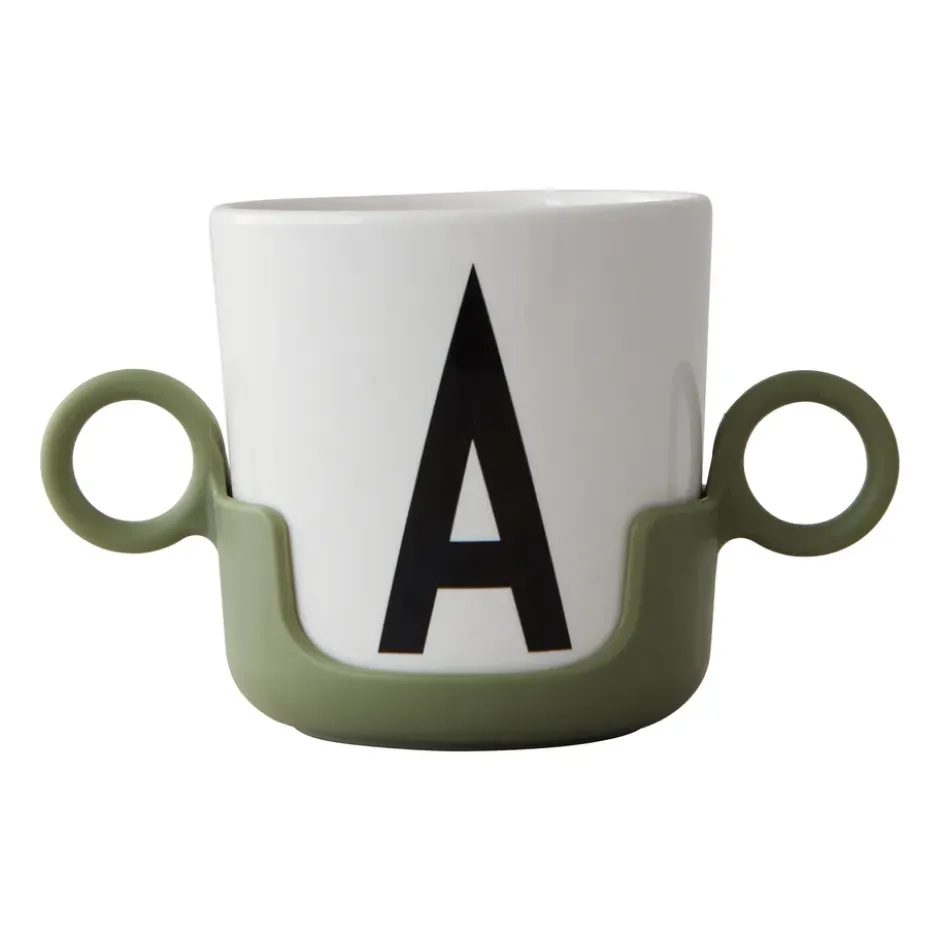 Design Letters handtag till kopp, Forest green