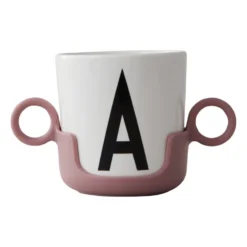 Design Letters handtag till kopp, Ash rose