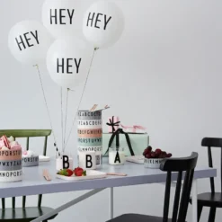 Design Letters Kids glas, B