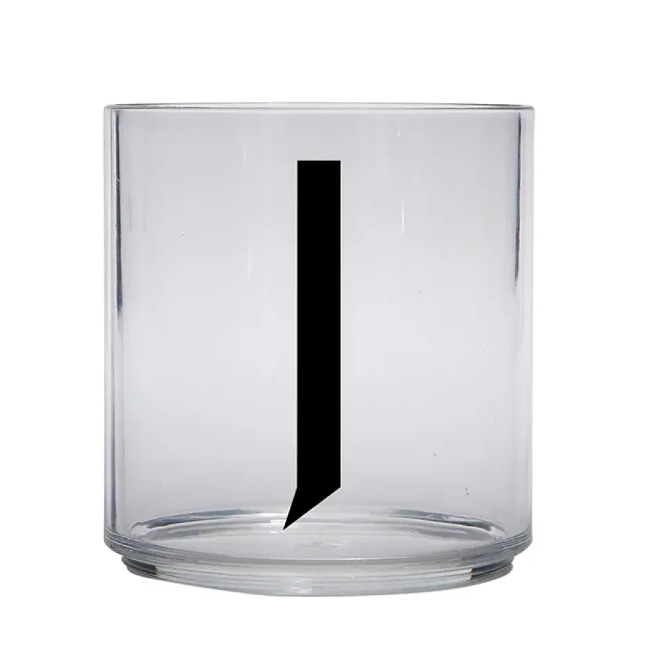 Design Letters Kids glas, J