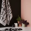 Design Letters kökshandduk 40x60 cm 2-pack, Svart