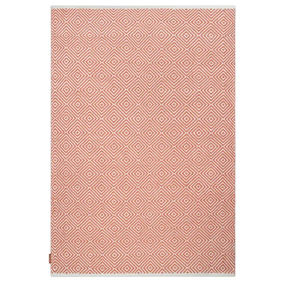 Diamond matta 140x200 cm, Burnt orange