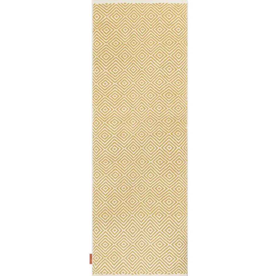 Diamond matta 70x200 cm, Yellow