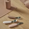Dine bestickset silikon 3 delar, Blush
