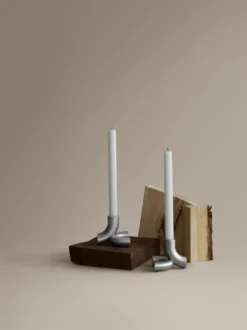 Doodle ljusstake, Matt rostfritt stål