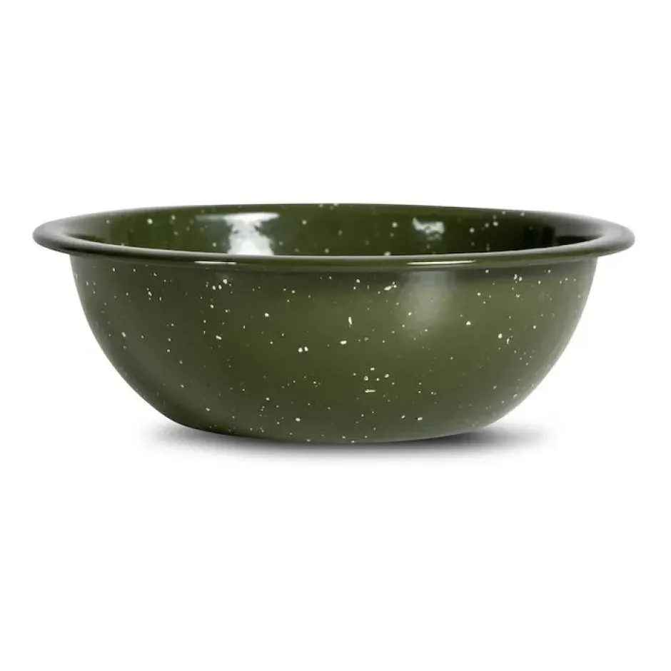 Doris emaljskål Ø16 cm, Grön