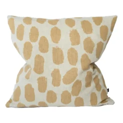 Dots kuddfodral 48x48 cm, Natur-sand