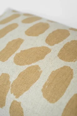 Dots kuddfodral 48x48 cm, Natur-sand