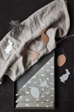 Easter Deco ägg påskdekoration 4-pack, Sand