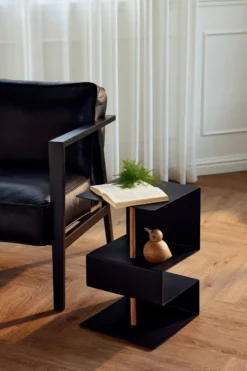 Edge sidobord, Black (svart)