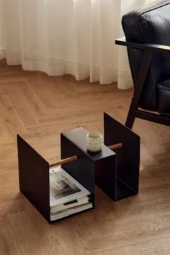 Edge sidobord, Black (svart)
