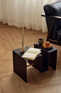 Edge sidobord, Black (svart)