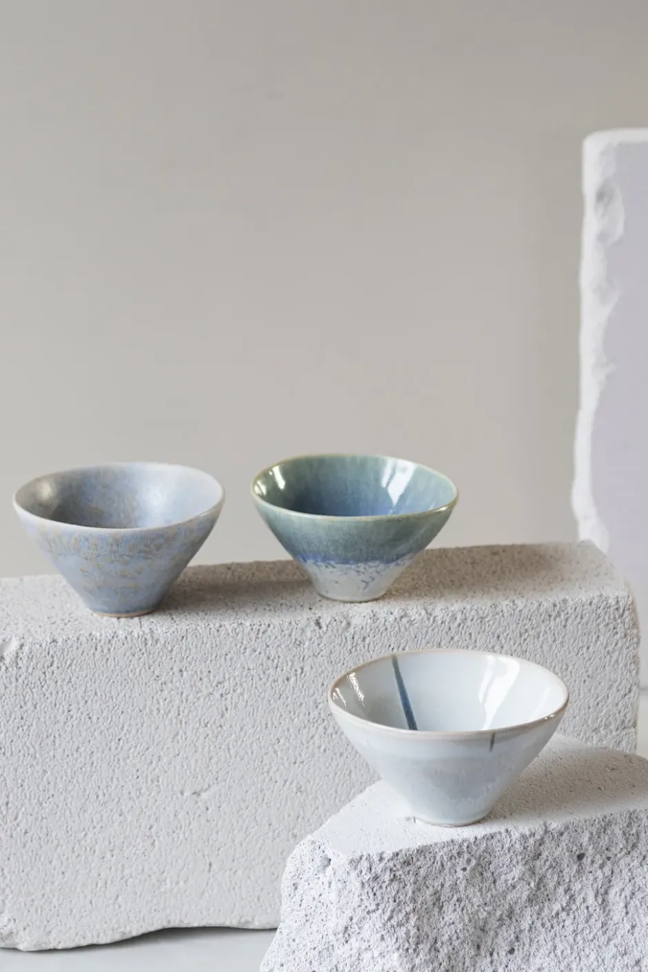 Elements skål small Ø12 cm 3 delar, Blue