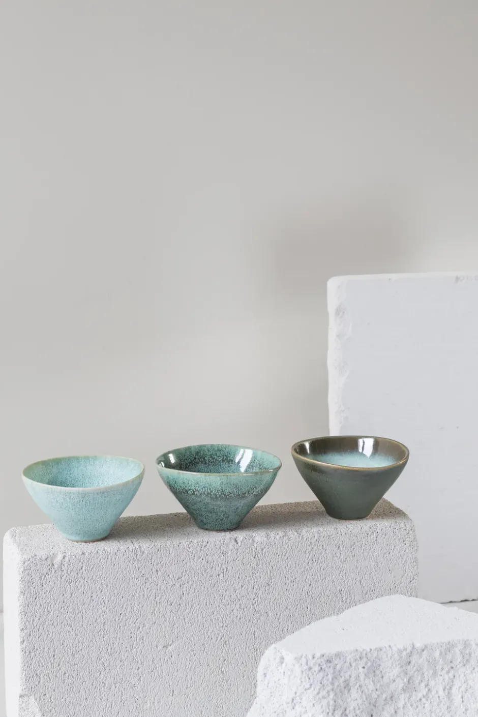 Elements skål small Ø12 cm 3 delar, Green