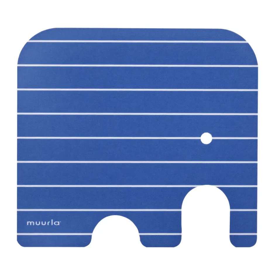 Elephant glasunderlägg 11x10 cm, Blue