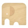 Elephant glasunderlägg 11x10 cm, Yellow
