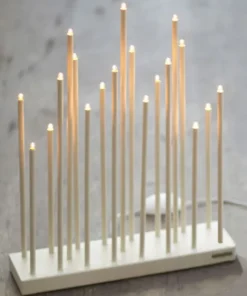 Elflugan Grande elljusstake, Off-white