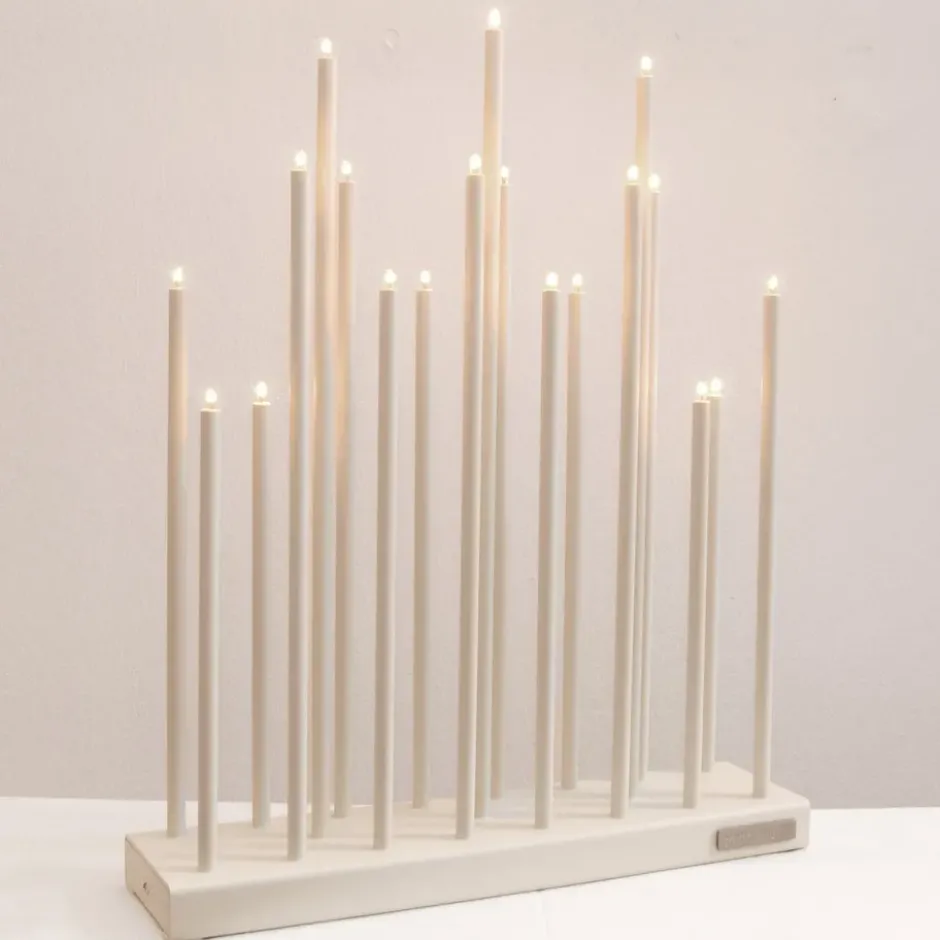 Elflugan Grande elljusstake, Off-white