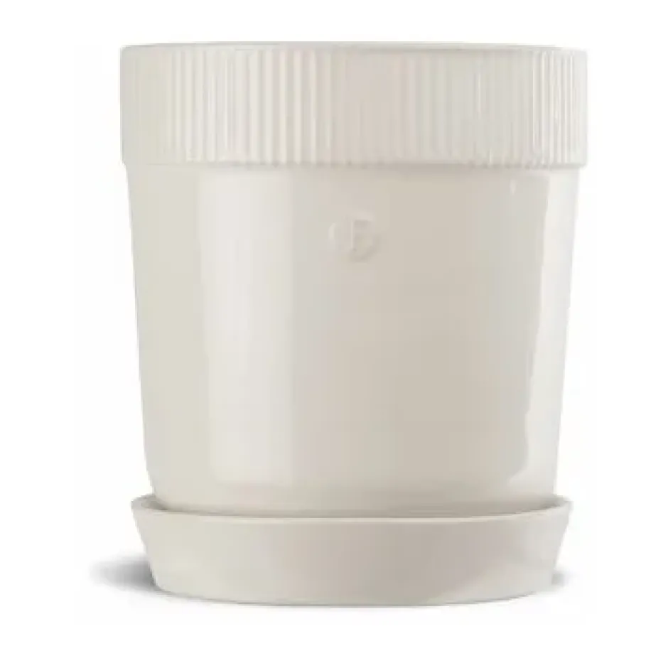 Elise örtkruka Ø11 cm, Vit