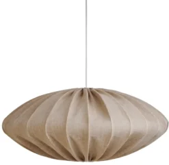 Ellipse lampskärm linne 80 cm, Sand