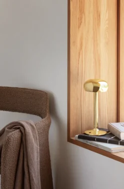 Emendo portabel bordslampa, Brass