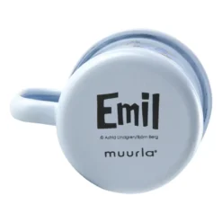 Emil i Lönneberga emaljmugg 1,5 dl, Ljusblå