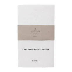 Ernst disktrasa citat/randig 2-pack, Vit