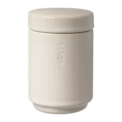 Ernst förvaringsburk med lock 12 cm, Naturvit