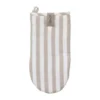 Ernst grytvante bred rand, Beige-vit rand