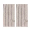 Ernst servetter 2-pack randig 40x40 cm, Blå-beige